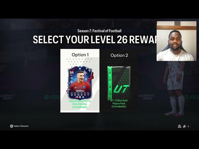 Level 26 Reward Sanchez or 87+ x3 Rare Player Pick FC24 | I Chose Right 