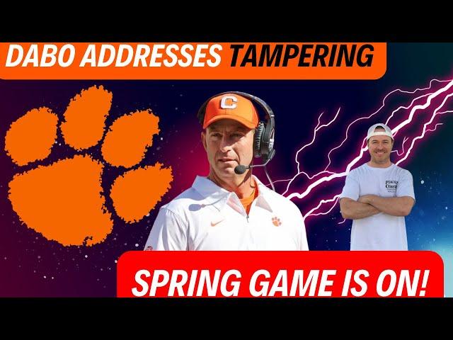 Dabo Addresses Player Tampering | Spring Game Is On!