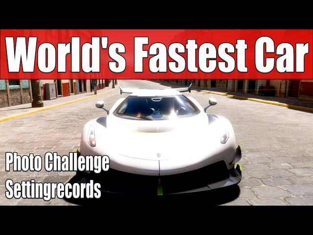 Forza Horizon 5 Photo Challenge Settingrecords Horizon Special World's Fastest car