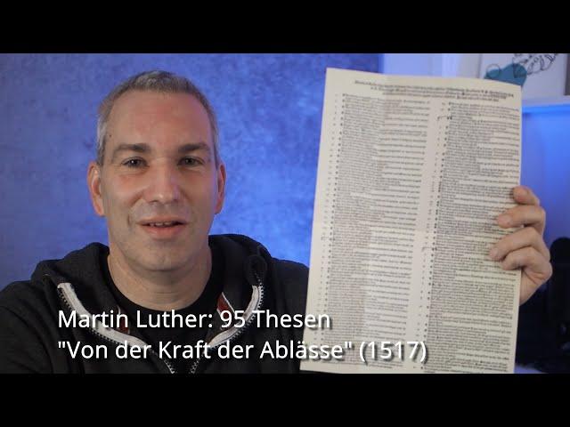 Martin Luthers 95 Thesen. Luther-Kurs bei TheoLogo mit Pfr. Dr. Wolfram Kerner