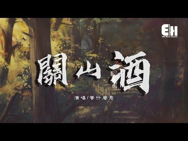 等什麼君 - 關山酒(女聲版)『我自關山點酒，千秋皆入喉。』【動態歌詞Lyrics】