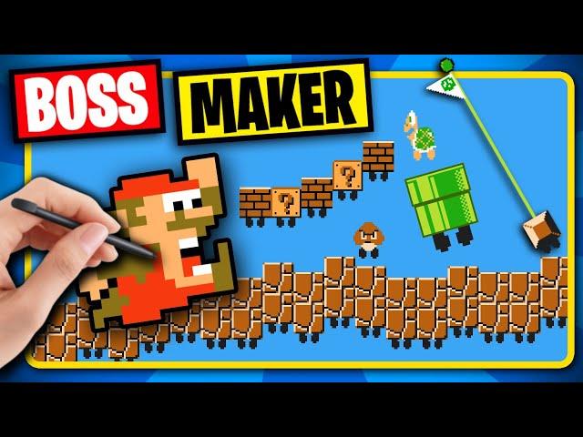 If Mario jumps, EVERYTHING jumps?! -  Mario Boss and Enemy Maker (Mario Multiverse)