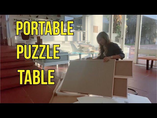 1500 Piece Rotating Wooden Jigsaw Puzzle Table - SO EASY TO ORGANIZE! MY DREAM PUZZLE