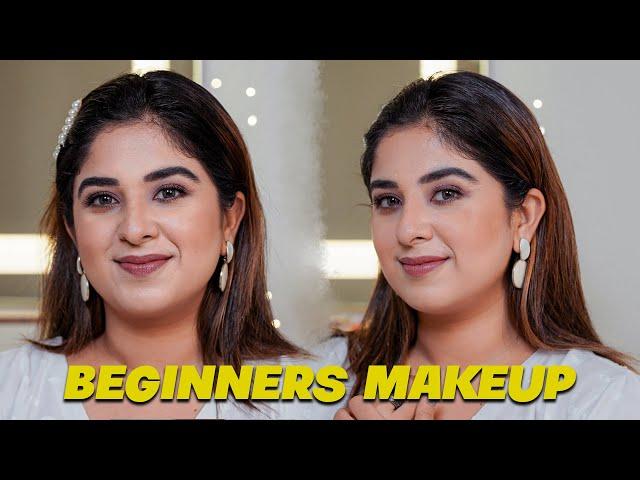 STEP BY STEP MAKEUP FOR BEGINNERS | Aparna Thomas