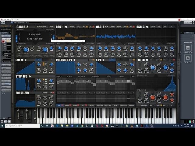 Tone2 Icarus 2.0 is here!!! Going through the patches in the 1 Key Hold and the Drumloop categories