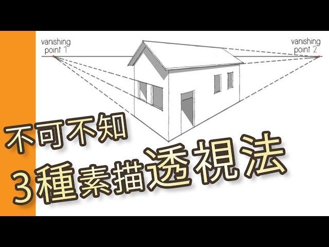 不可不知3種素描透視法|屯門畫室|must know three kinds of sketch perspective