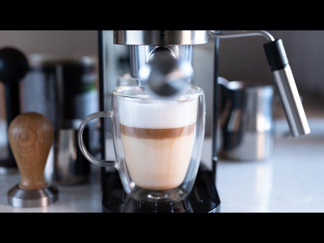 KRUPS XP442С11 VIRTUOSO Home Espresso Machine - Latte Macchiato