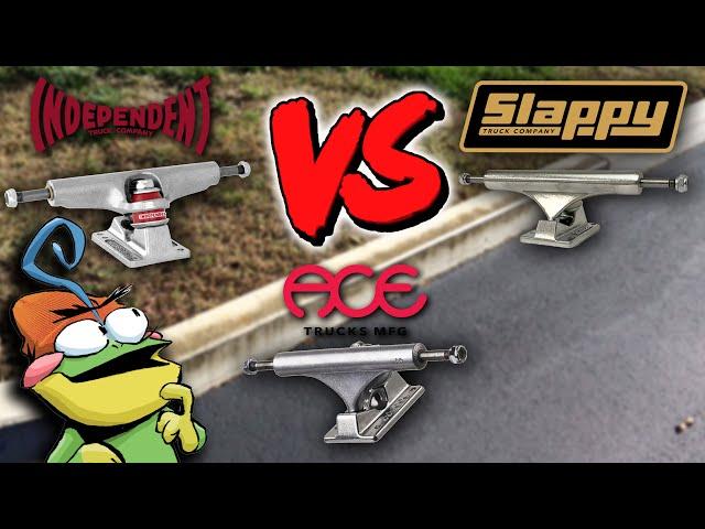 Independent Trucks Stage 4 Review! Vs. Slappy Trucks & Ace Trucks!