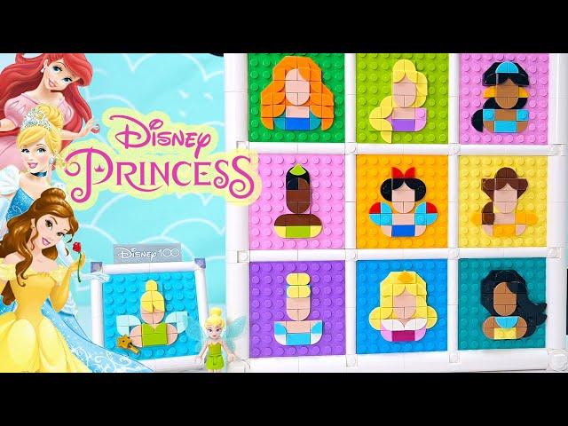 How to build Disney Princess portraits......out of LEGO