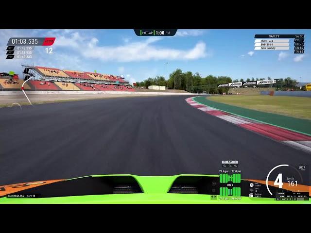 Assetto Corsa Competizione Lamborghini GT3 EVO at Barcelona