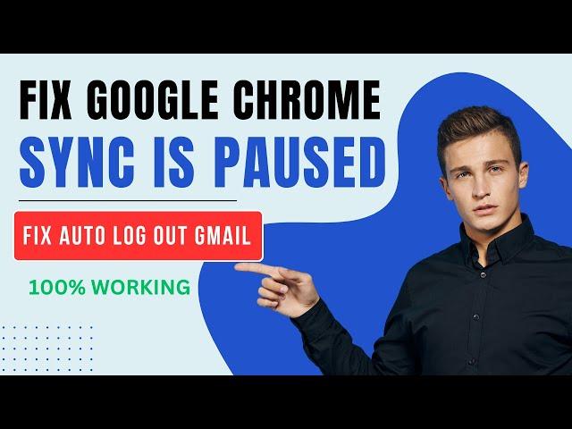 How to fix Google Chrome Sync is Paused | Google Chrome auto Log Out | Google Chrome Sync is Paused