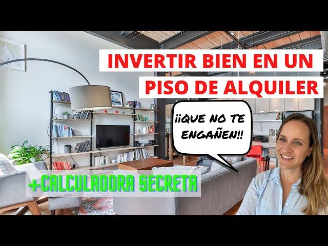 ¿Cómo saber qué piso comprar para invertir en alquiler?  Te enseño a calcular la rentabilidad 