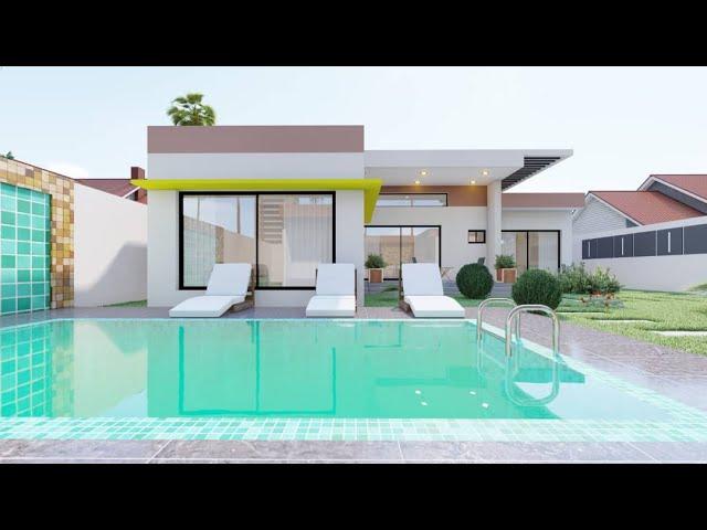 VILLA BASSE 4 PIECES ET DES DEPENDANCES / ARCHITECTURE ANIMATION LUMION