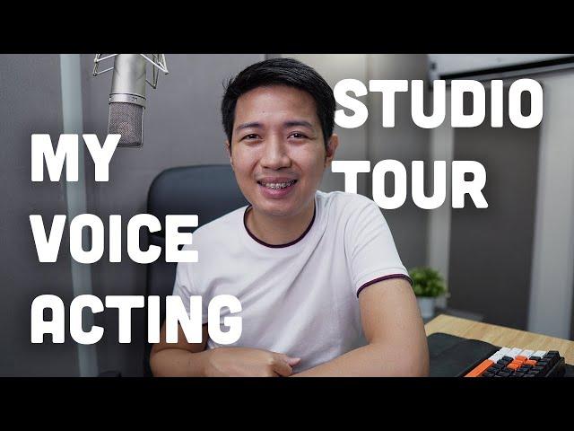 My Voice Acting Studio Tour / Tutorial