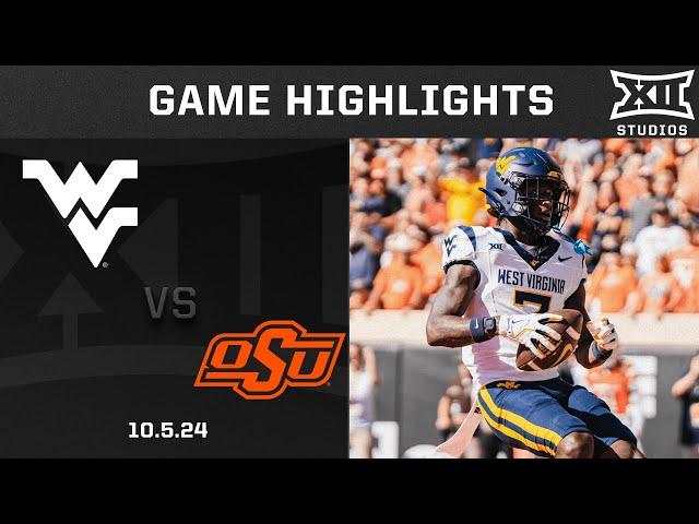 West Virginia vs. Oklahoma State Highlights | 2024 Big 12 Football