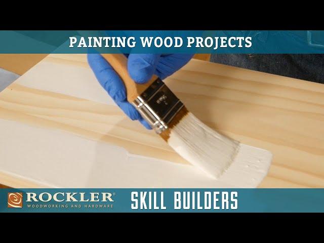 How To Apply A Painted Finish On Wood - Wood Finish Recipe 6 | Rockler Skill Builders