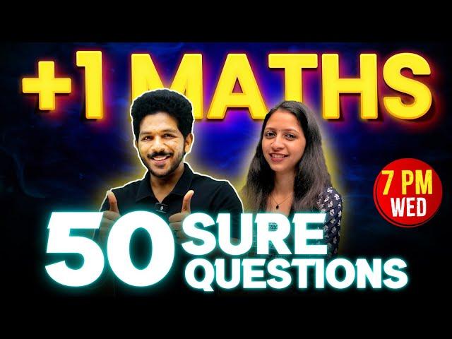 Plus One Maths Christmas Exam | 50 Sure Questions | Exam Winner Plus one