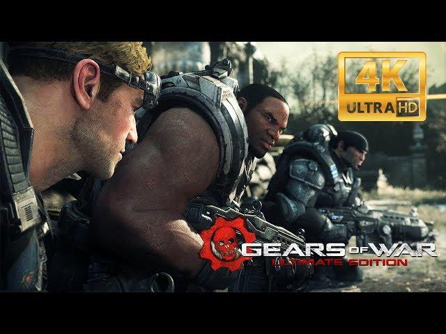 GEARS OF WAR: ULTIMATE EDITION 4K All Cutscenes (Game Movie) Ultra HD