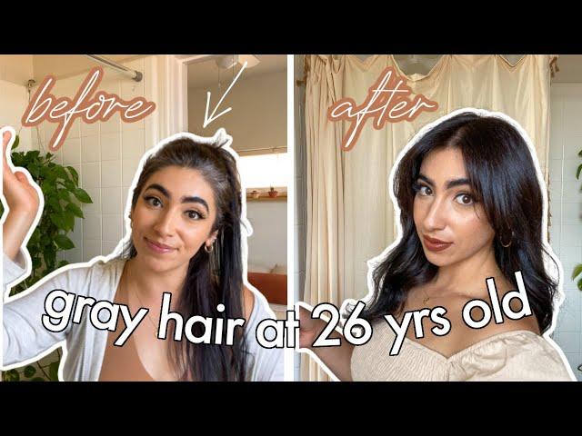 EXPOSING MYSELF | Gray hair and how to cover it, before and after extreme hair transformation