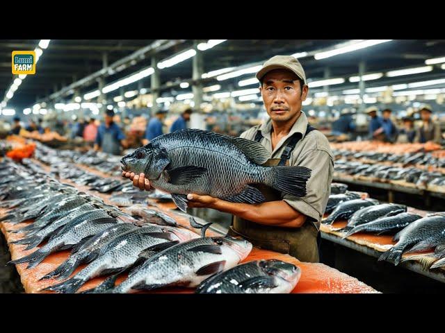 The Secrets of Raising Billions of Tilapia by Chinese Farmers, Earning Billions of Dollars Each Year