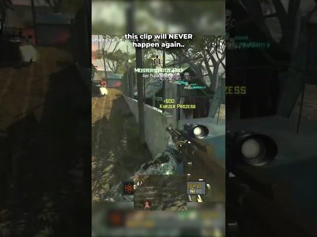 This clip will never happen again.. #callofduty #nostalgia