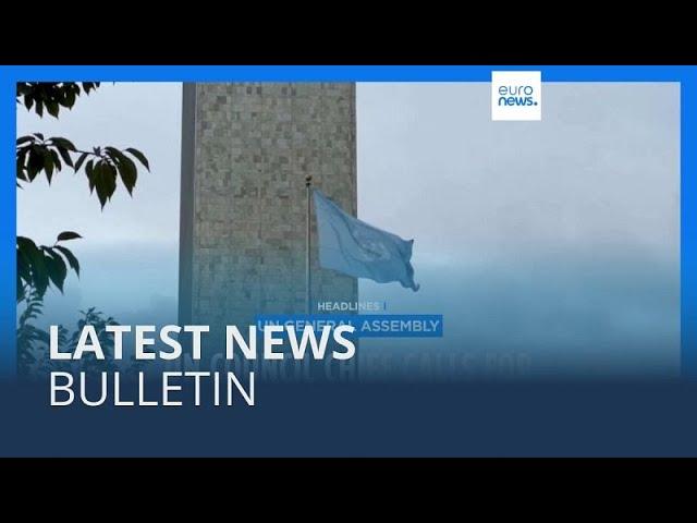 Latest news bulletin | September 26th – Morning