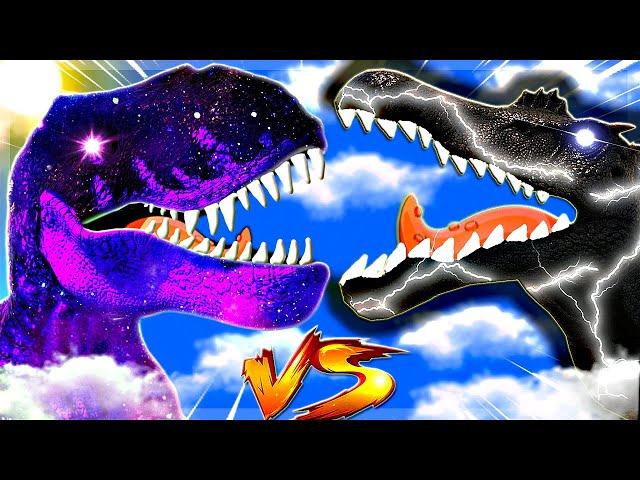 GALAXY TIRANOSSAURO REX VS SOMBRIO SPINOSSAURO! ARK A ARENA #5