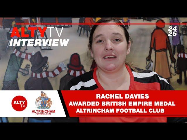 Rachel Davies Awarded British Empire Medal - Altrincham Football Club