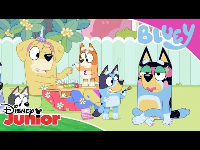 Trouble at the Salon  | Bluey  | Disney Junior Arabia