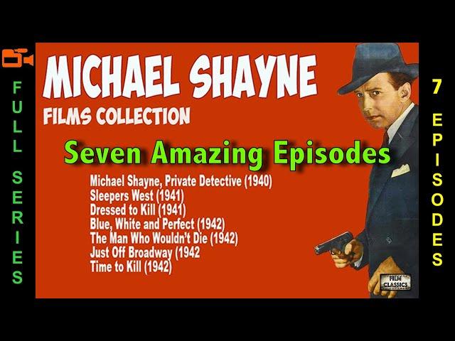 Michael Shayne Private Detective Movie Marathon starring Lloyd Nolan  | 7 Full Episodes