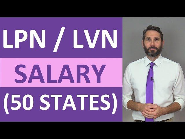 LPN, LVN Salary & Hourly Wage Averages for all 50 States | LPN Income & Pay