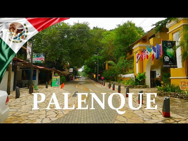 DRIVING in PALENQUE, State of Chiapas, MEXICO I 4K 60fps