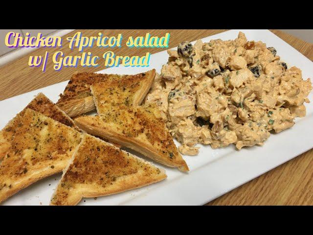 MOROCCAN INSPIRED CHICKEN SALAD & GARLIC TOAST | 2021 Recipes BY FOODPLUS