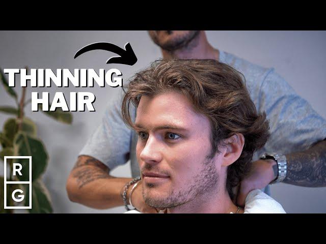 23-Year-Old Gets Haircut for THINNING Hair at the Front (Long Hair when Thinning)