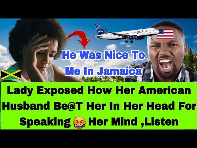 MIGHTY GOD LADY EXPOSED HOW HER AMERICAN HUSBAND BE@T HER IN THE HEAD FOR SPEAKING HER MIND LISTEN