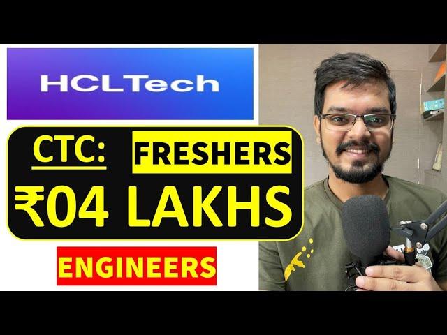 HCLTech Recruitment 2025 | Freshers | Engineers | CTC: ₹04 Lakhs | Latest Jobs 2025