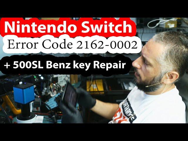 Nintendo switch error code 2162-0002 Fix + Bonus 1992 Mercedes Benz 500SL Key Fob Repair