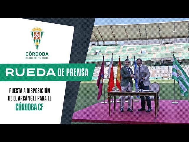 Acto de puesta a disposición del estadio El Arcángel para el Córdoba CF