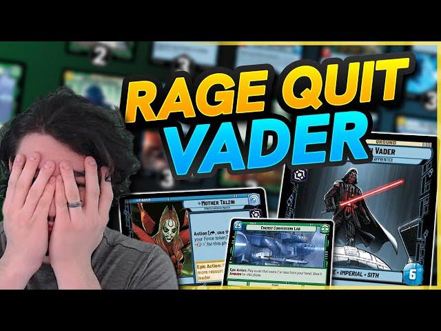 NEW Vader MAKES Opponents RAGE QUIT? | Star Wars Unlimited