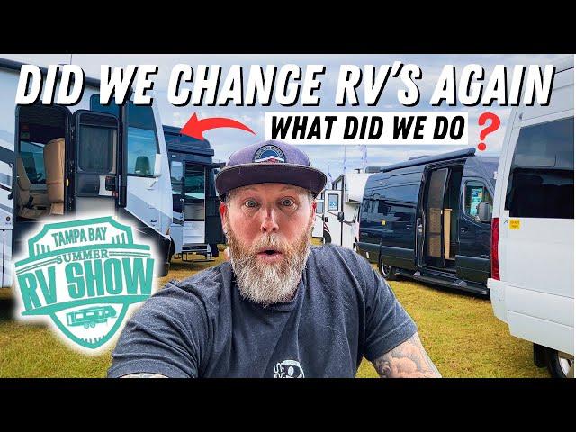 SHOULD WE GET A NEW RV??? (Tampa RV Show)