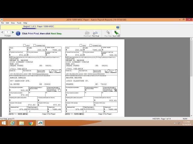 How to File 1099s with the Aatrix eFile solution