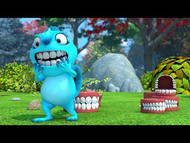 CHATTERING TEETH #1 #2 #3 FULL EPISODE | Cam & Leon | Cartoon for Kids | Funny Cartoon