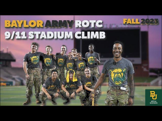 9/11 Remembrance Stadium Climb with Baylor Army ROTC