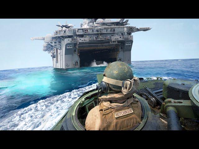 Life Inside Billion $ US Amphibious Assault Ships in Middle of the Ocean