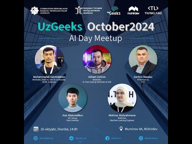 UzGeeks October2024 AI Day Meetup