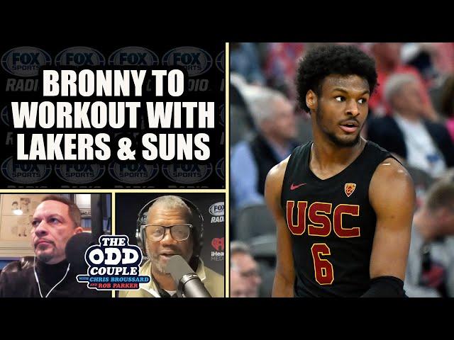 Bronny Has 10 NBA Workout Invites But Will Likely Only Attend Lakers and Phoenix? | THE ODD COUPLE