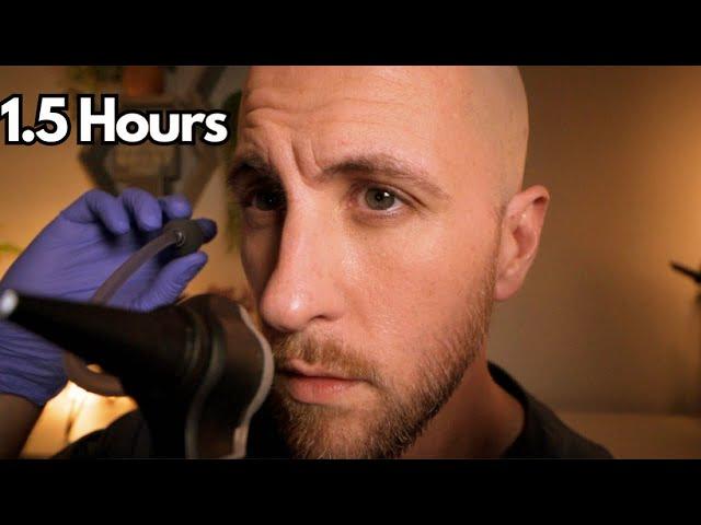 Long and  Relaxing ASMR Ear Exams and Hearing Tests