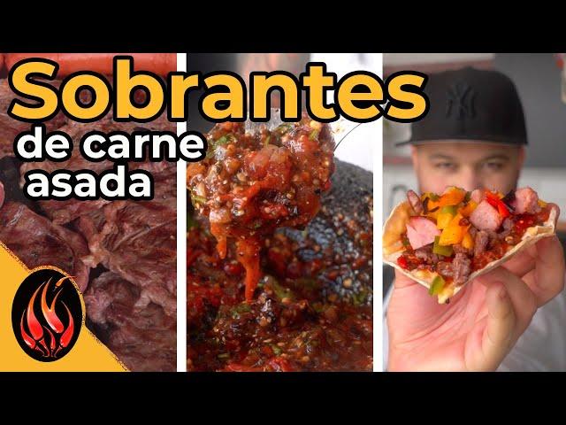 Qué hacer con los sobrantes de la carne asada?