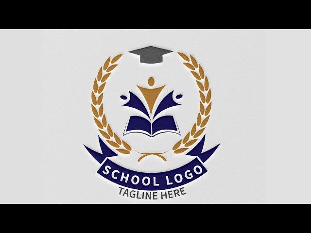 Professional school logo design  ||Adobe Illustrator Tutorials||Rasheed RGD