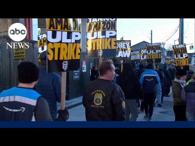 Teamsters launch ‘largest strike’ against Amazon